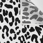 Black & White Leopard Skin Wall Tapestry Gallery Image 3