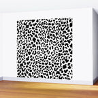 Black & White Leopard Skin Wall Mural Gallery Image 2