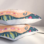 Candied Sugar Skull Kitty Pillow Sham Gallery Image 3