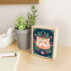 Candied Sugar Skull Kitty Mini Art Print Gallery Image 2