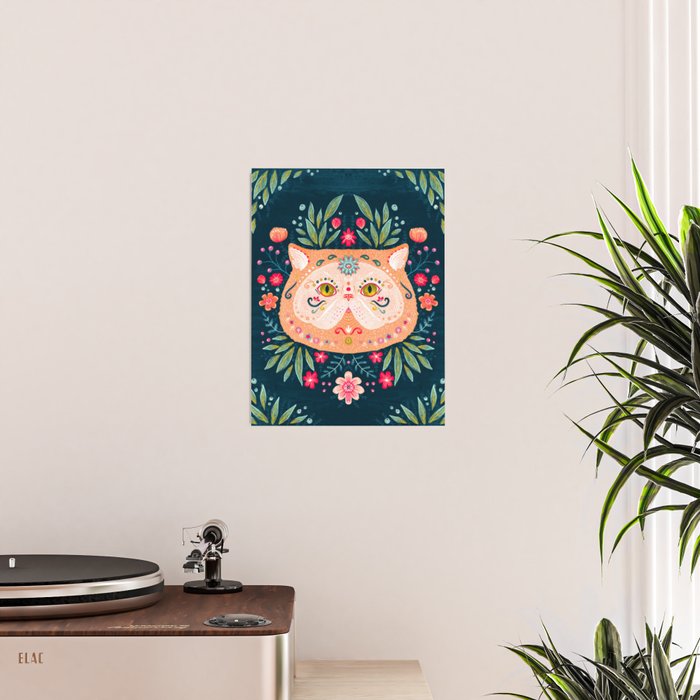 Candied Sugar Skull Kitty Poster Gallery Image 2