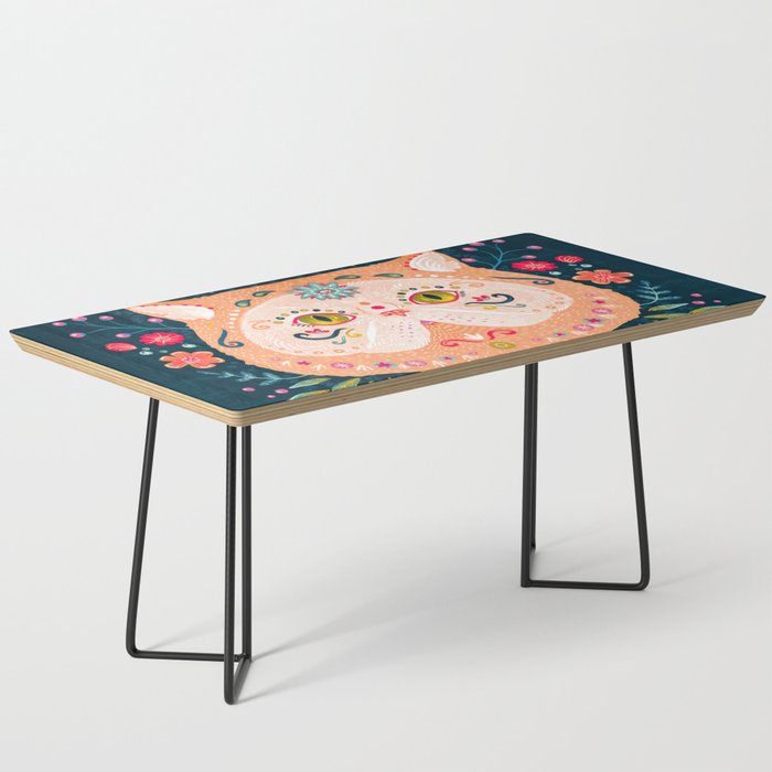 Candied Sugar Skull Kitty Coffee Table Gallery Image 1