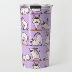 Siamese Cat Yoga Travel Mug Gallery Image 1
