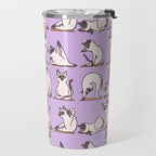 Siamese Cat Yoga Travel Mug Gallery Image 2