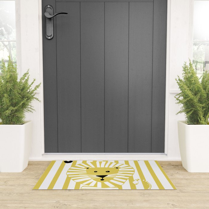 Cool lion Welcome Mat Gallery Image 3