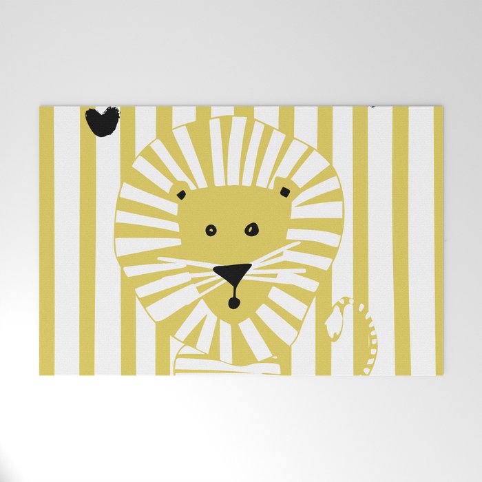 Cool lion Welcome Mat Gallery Image 1