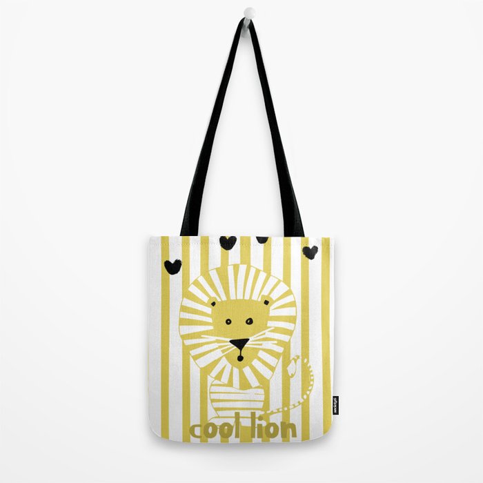 Cool lion Tote Bag Gallery Image 2