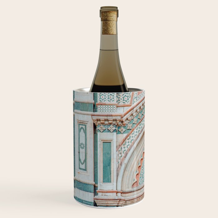 Il Duomo Marble Pattern 2 - Florence Italy Architecture, Travel Photography Wine Chiller Gallery Image 2