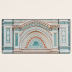 Il Duomo Marble Pattern 2 - Florence Italy Architecture, Travel Photography Desk Mat Gallery Image 3
