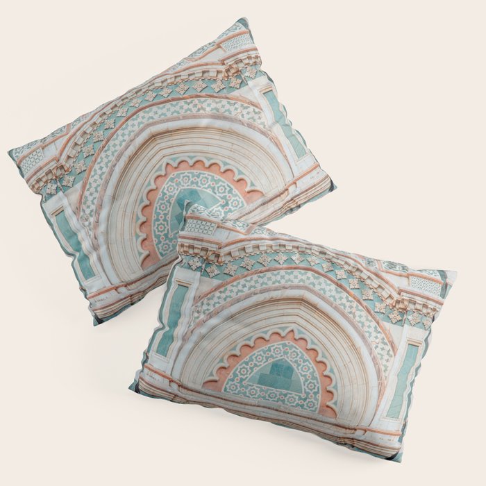 Il Duomo Marble Pattern 2 - Florence Italy Architecture, Travel Photography Pillow Sham Gallery Image 3
