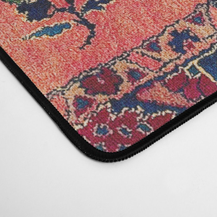 Kashan Central Persian Silk Rug Print Desk Mat Gallery Image 4