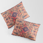 Kashan Central Persian Silk Rug Print Pillow Sham Gallery Image 3