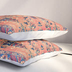 Kashan Central Persian Silk Rug Print Pillow Sham Gallery Image 3