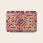Kashan Central Persian Silk Rug Print Bath Mat Gallery Image 1