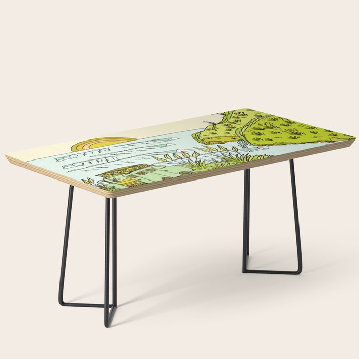 home is where you park it // wandering in new zealand // retro surf art by surfy birdy Coffee Table Gallery Image 1