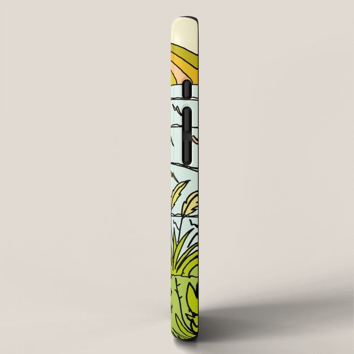 home is where you park it // wandering in new zealand // retro surf art by surfy birdy iPhone Case Gallery Image 2
