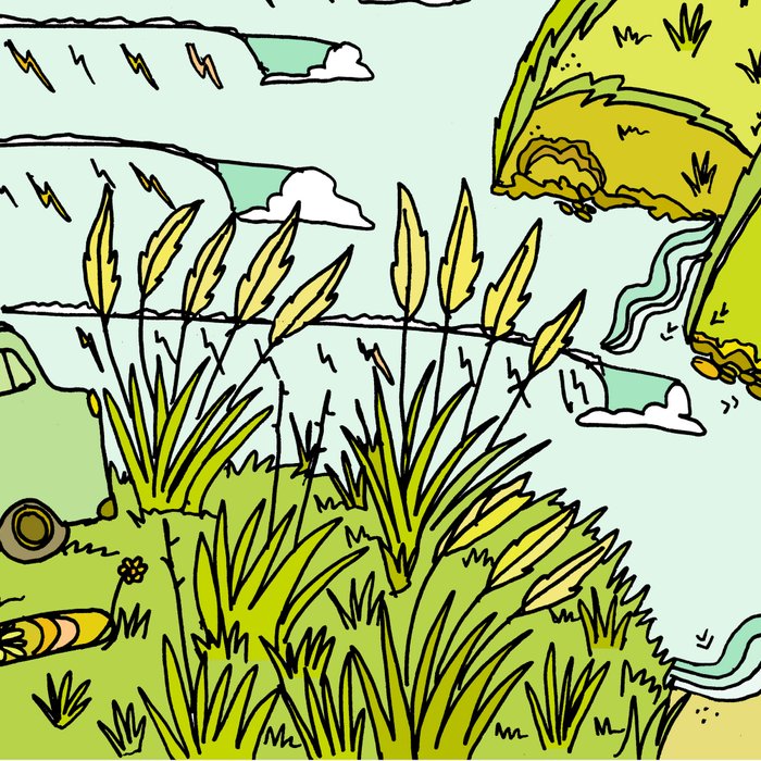 home is where you park it // wandering in new zealand // retro surf art by surfy birdy Coffee Mug Gallery Image 2