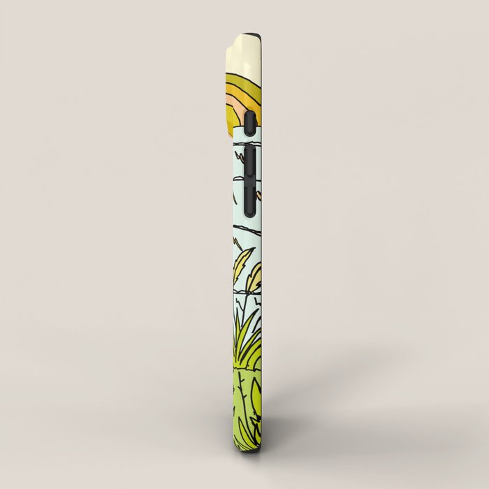 home is where you park it // wandering in new zealand // retro surf art by surfy birdy iPhone Case Gallery Image 2