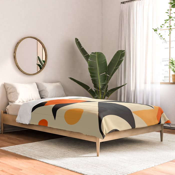 Happy Geometric Abstraction Comforter Gallery Image 2