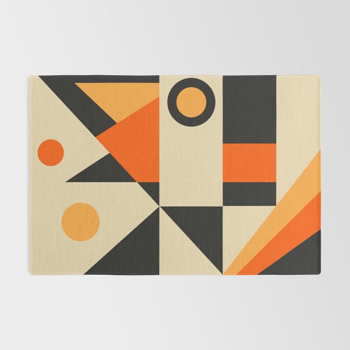 Happy Geometric Abstraction Rug Gallery Image 2