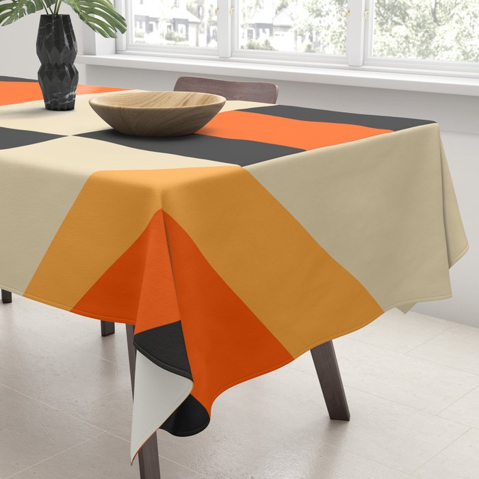 Happy Geometric Abstraction Tablecloth Gallery Image 3