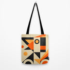 Happy Geometric Abstraction Tote Bag Gallery Image 2