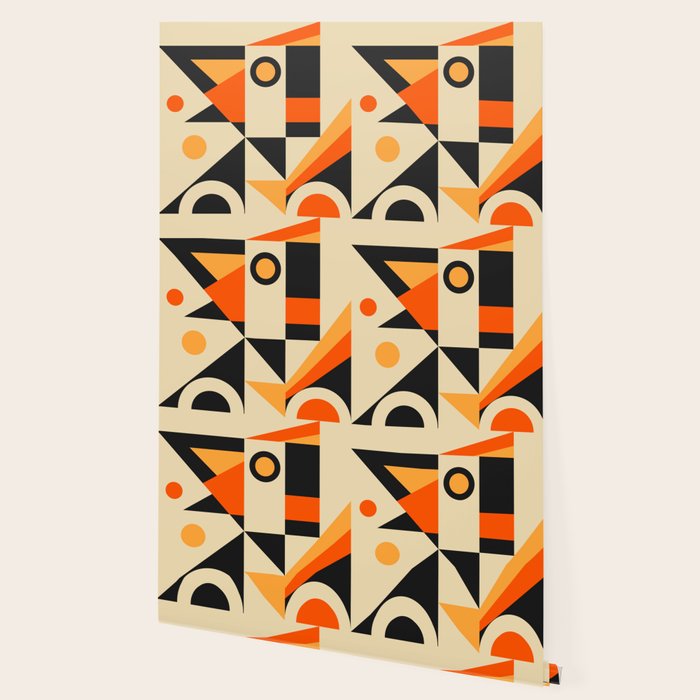 Happy Geometric Abstraction Wallpaper Gallery Image 2