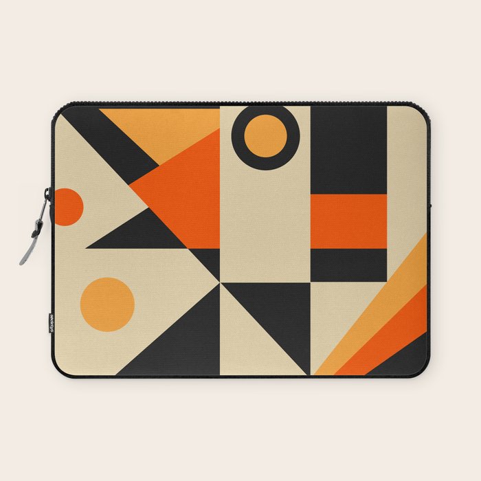 Happy Geometric Abstraction Laptop Sleeve Gallery Image 1