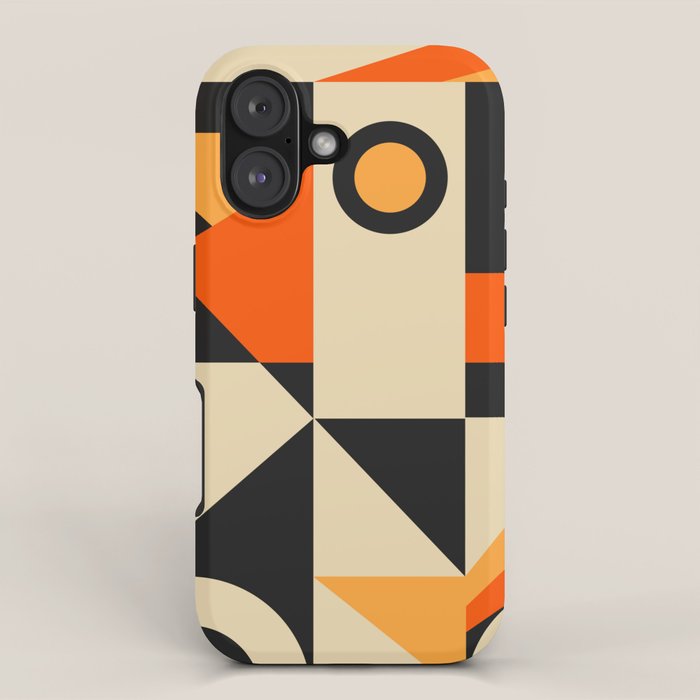 Happy Geometric Abstraction iPhone Case Gallery Image 1