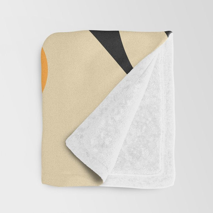 Happy Geometric Abstraction Throw Blanket Gallery Image 3