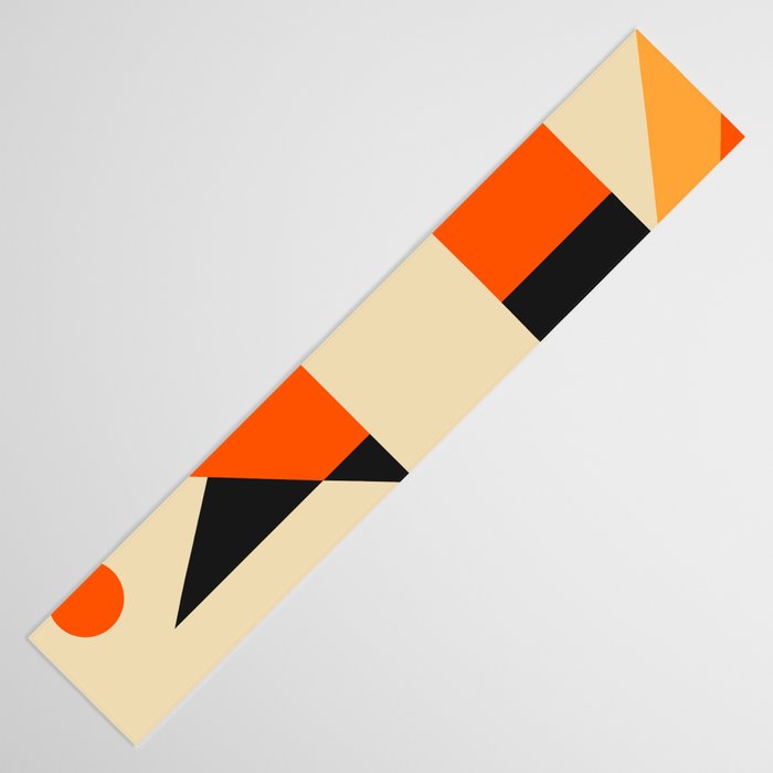 Happy Geometric Abstraction Table Runner Gallery Image 3