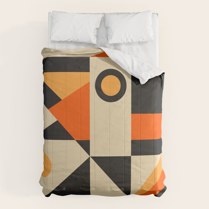 Happy Geometric Abstraction Comforter Gallery Image 6