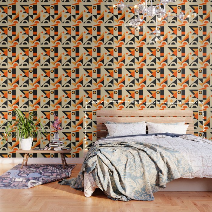 Happy Geometric Abstraction Wallpaper Gallery Image 3