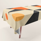 Happy Geometric Abstraction Tablecloth Gallery Image 1