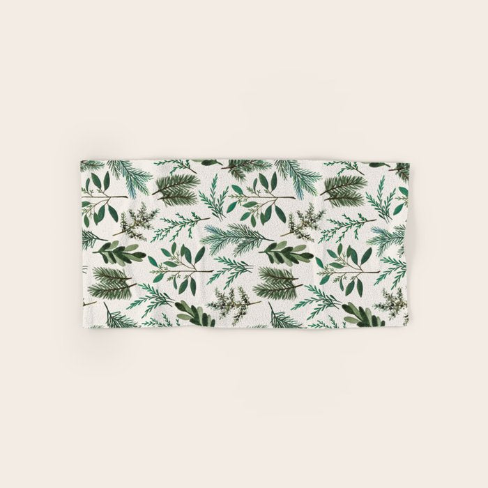 Winter Branch Pattern Bath Towel Gallery Image 1