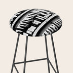 Wine Bottles in Black And White #decor #society6 #buyart Stool Gallery Image 2