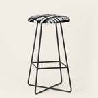 Wine Bottles in Black And White #decor #society6 #buyart Stool Gallery Image 1