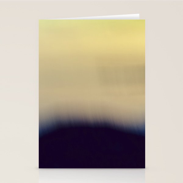 Aurora Borealis 1 - abstract long exposure photography nature landscape Stationery Card Gallery Image 1