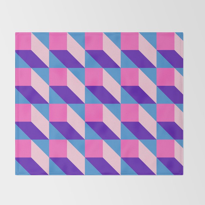 Geometric 01A Throw Blanket Gallery Image 2