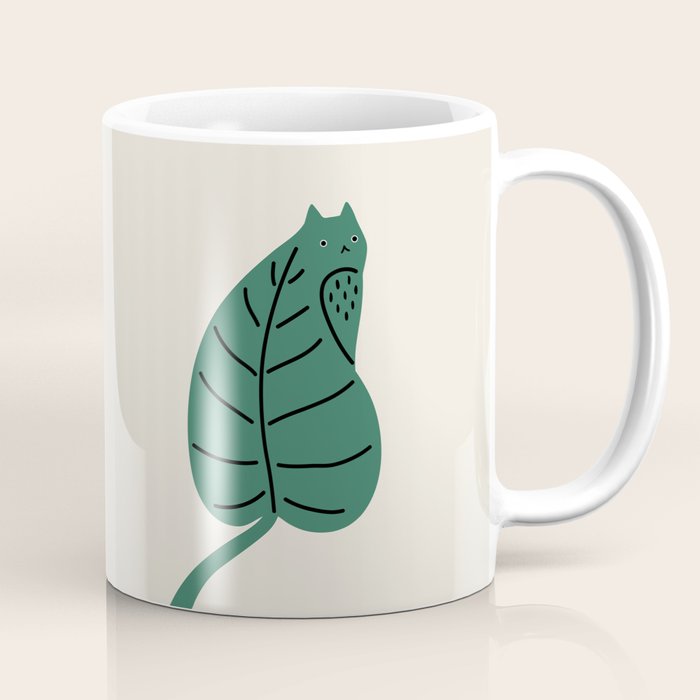 Cat and Plant 27 Coffee Mug Gallery Image 1