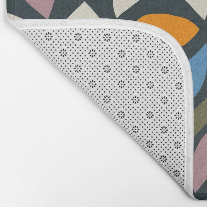 Simple Hand-cut Pattern #2 Bath Mat Gallery Image 2
