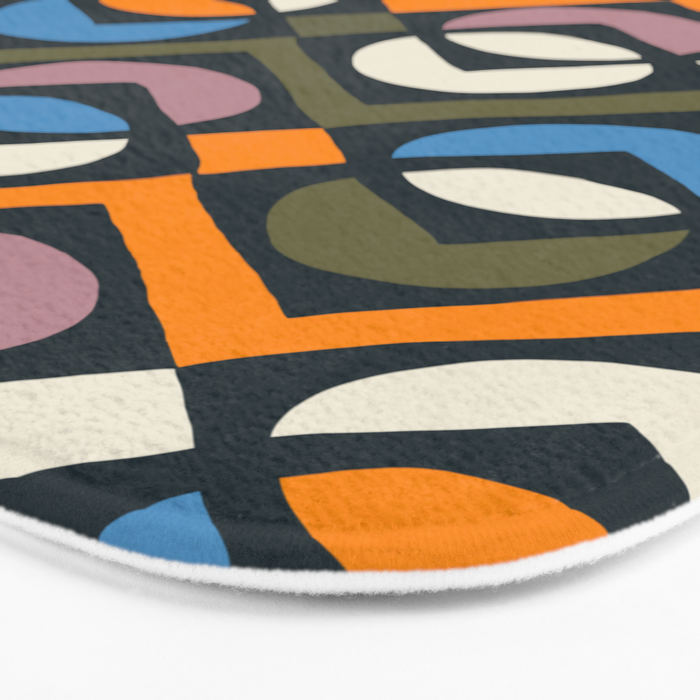 Simple Hand-cut Pattern #2 Bath Mat Gallery Image 3