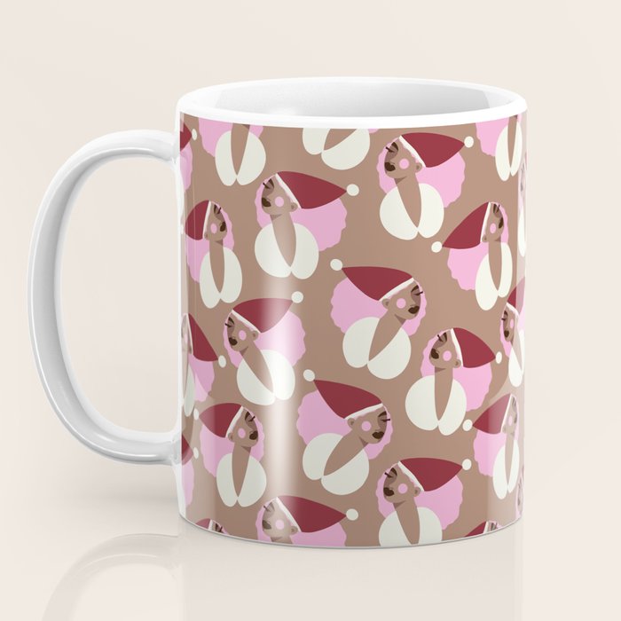 Mocha Elf Pattern Coffee Mug Gallery Image 3