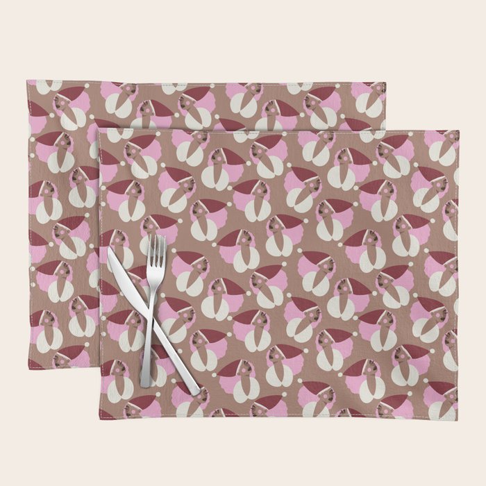 Mocha Elf Pattern Placemat Gallery Image 1