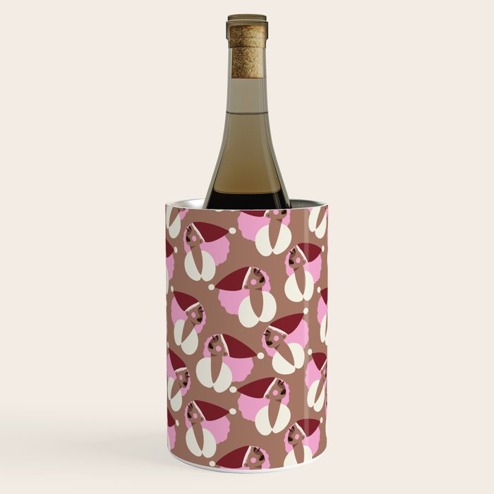 Mocha Elf Pattern Wine Chiller Gallery Image 3