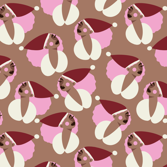 Mocha Elf Pattern Coffee Mug Gallery Image 2