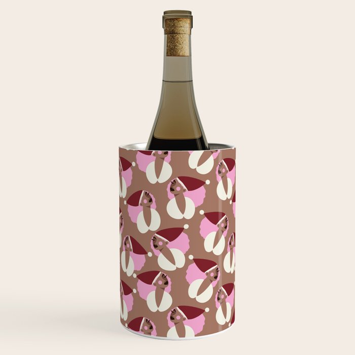 Mocha Elf Pattern Wine Chiller Gallery Image 1