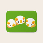 Honduran white bat (Flying mochi) Bath Mat Gallery Image 1