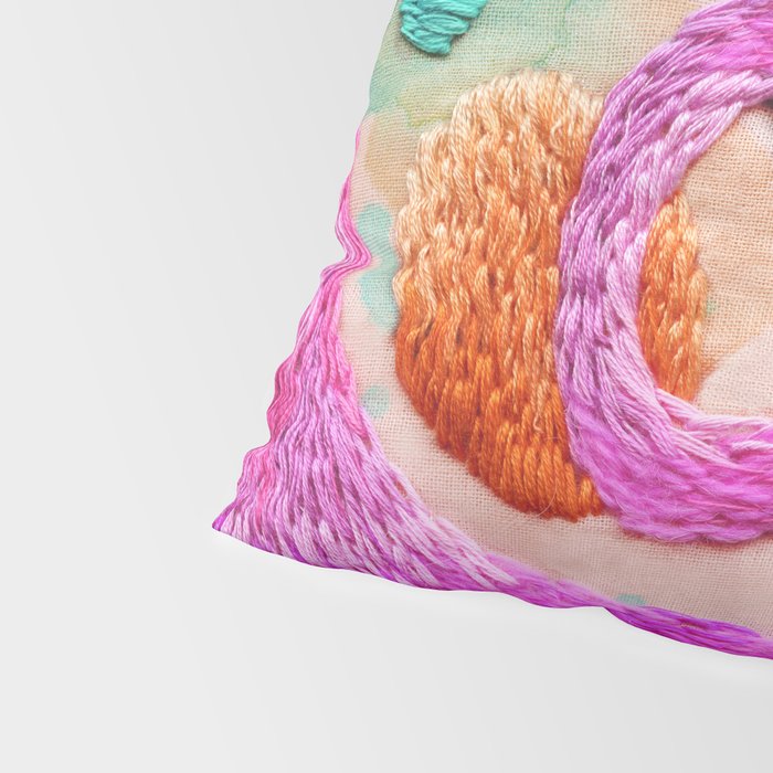 abstract embroidery Pillow Sham Gallery Image 4