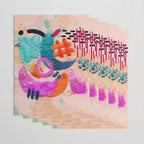 abstract embroidery Wrapping Paper Gallery Image 3